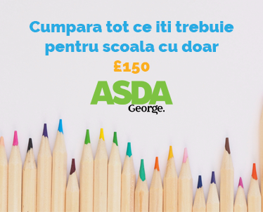 Cumpara totul pentru scoala cu doar £150 - Asda George UK